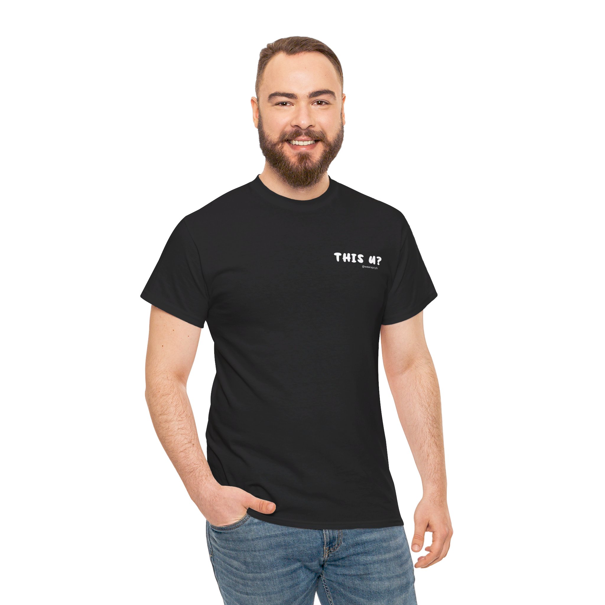 This U? Unisex Heavy Cotton Tee - Image 13