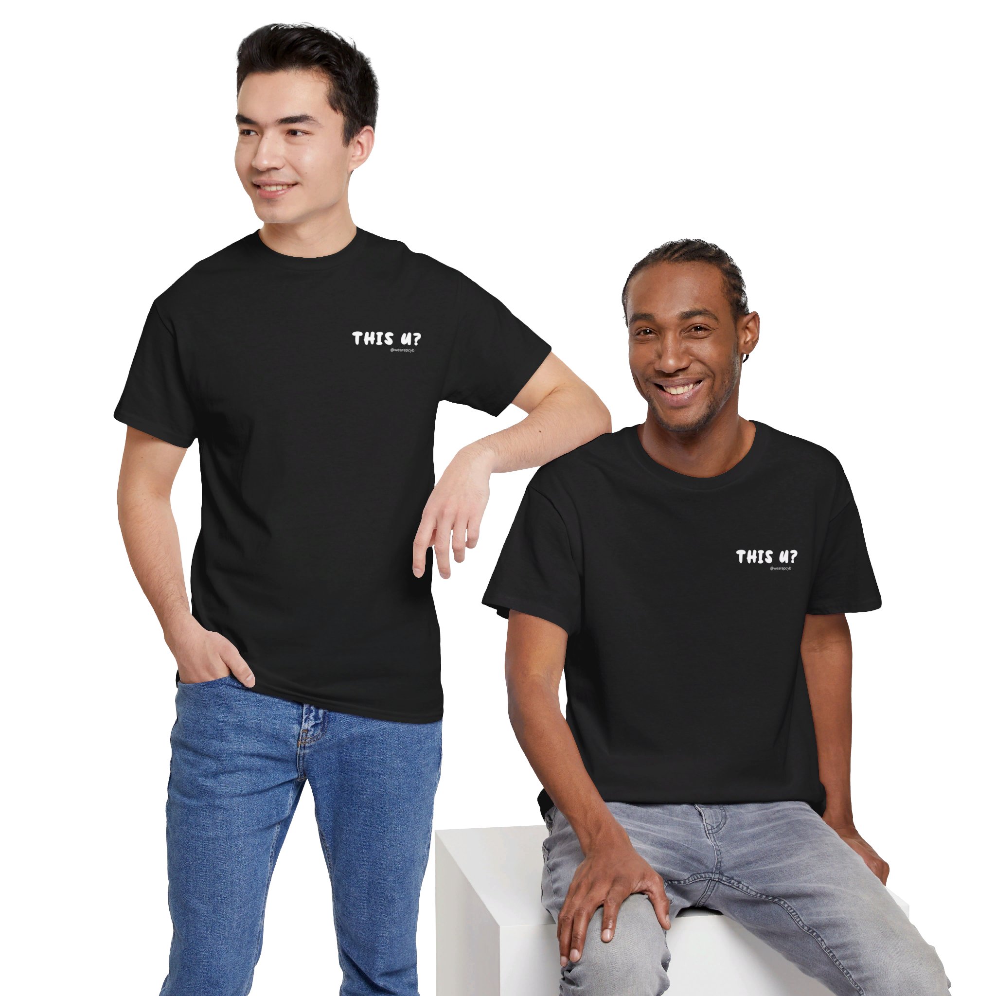 This U? Unisex Heavy Cotton Tee - Image 26