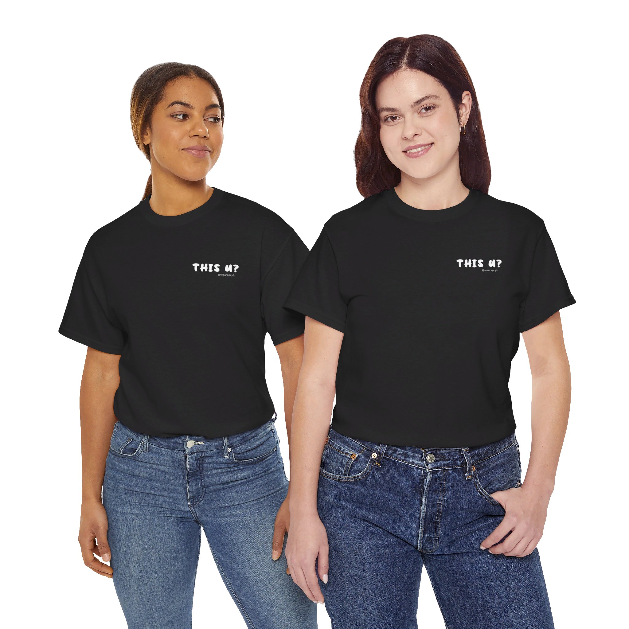 This U? Unisex Heavy Cotton Tee - Image 25