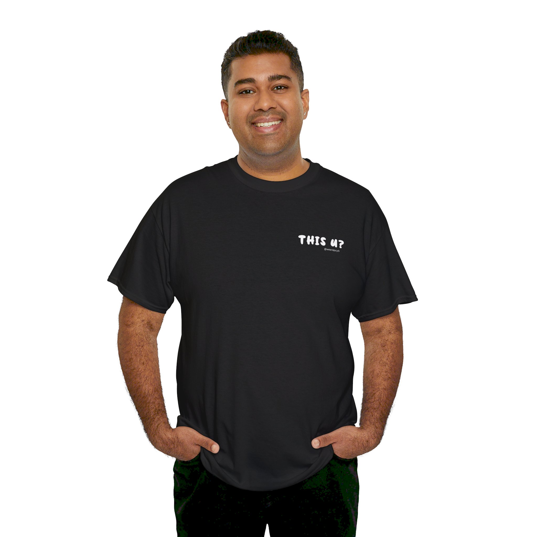 This U? Unisex Heavy Cotton Tee - Image 17